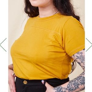 Big Bud Press Mustard Yellow Jr. Varsity Tee Size XL